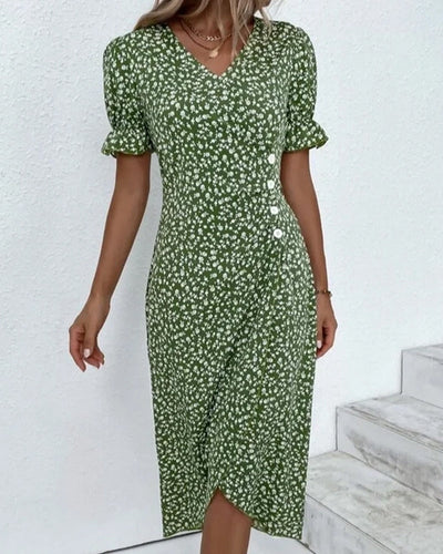 Ebony™ - V-Neck Dress