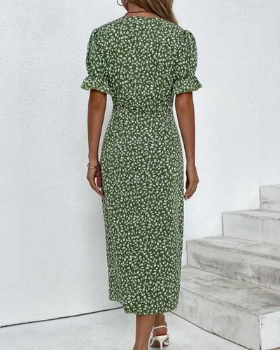 Ebony™ - V-Neck Dress