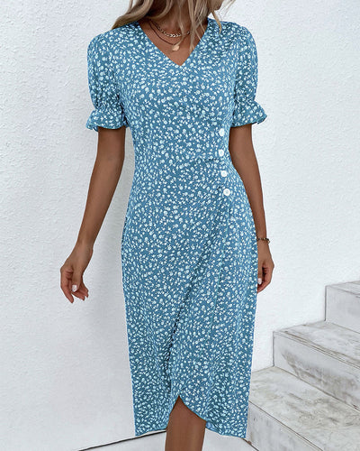 Ebony™ - V-Neck Dress