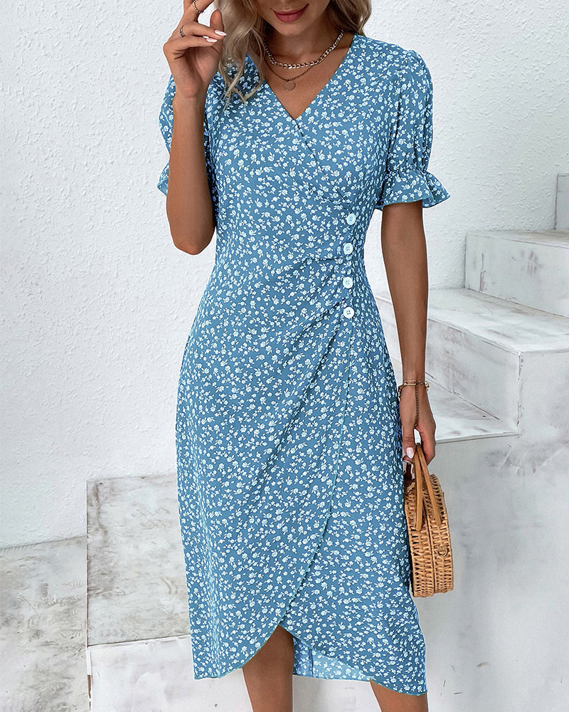 Ebony™ - V-Neck Dress