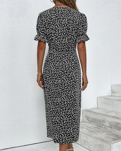 Ebony™ - V-Neck Dress