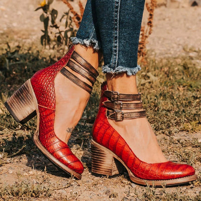 Everly™ - Strapped Block Heel Shoes