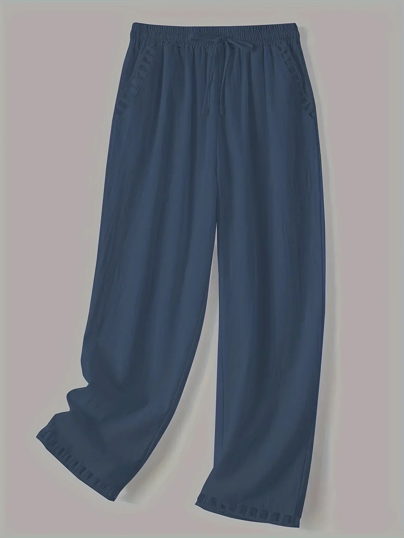 Vilma™ - Contrast Trim Cropped Pants