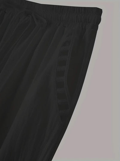 Vilma™ - Contrast Trim Cropped Pants