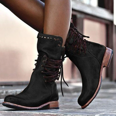 Megan™ - Lace-Up Boots