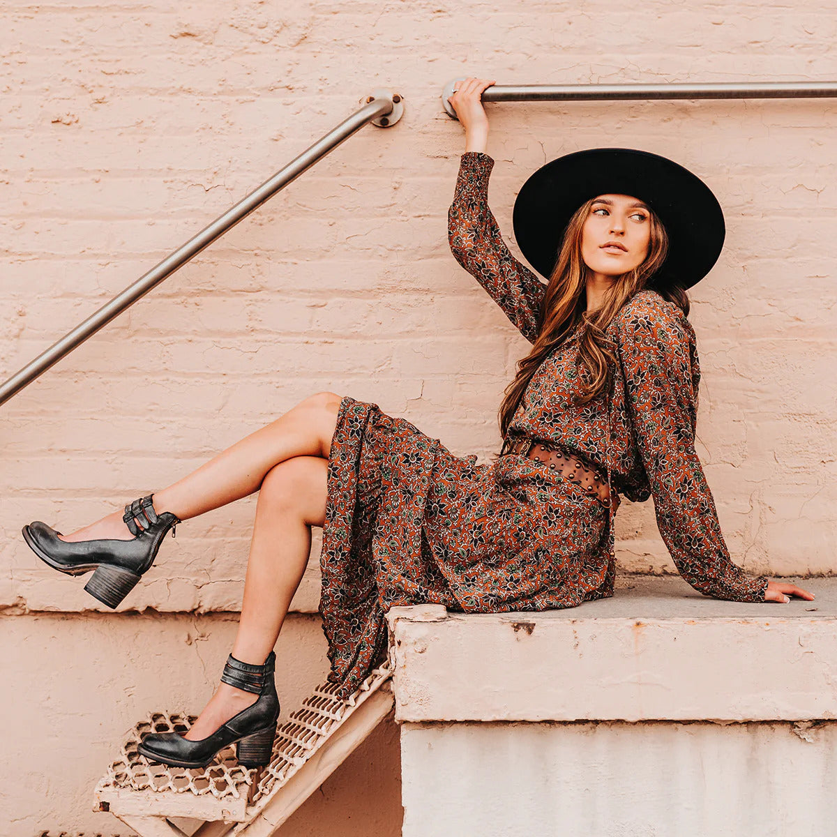 Everly™ - Strapped Block Heel Shoes