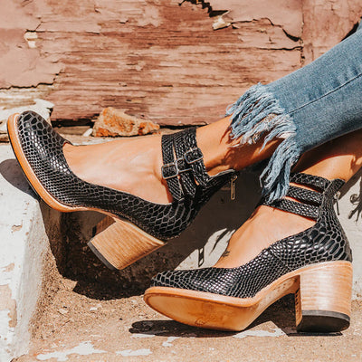 Everly™ - Strapped Block Heel Shoes
