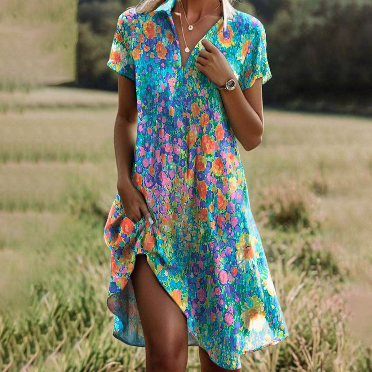 Angela™ - Flowy Dress