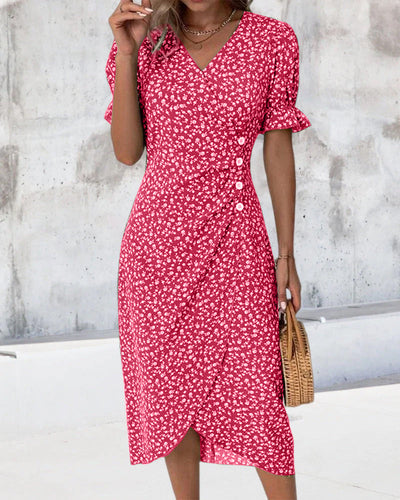 Ebony™ - V-Neck Dress