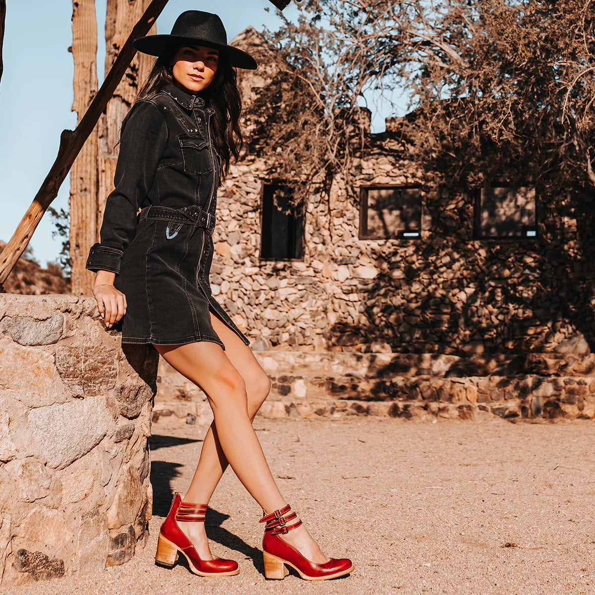 Everly™ - Strapped Block Heel Shoes