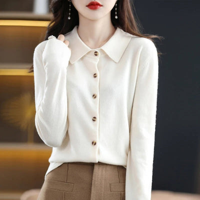Ofella™ - Cashmere Button-Up Cardigan