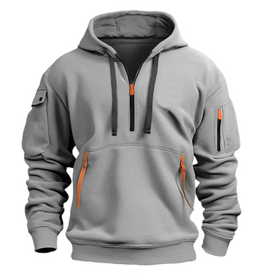 Nolan™ - Long Sleeve Multi Pocket Hoodie