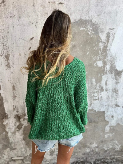 Avril™ - Cozy Textured Knit Sweater