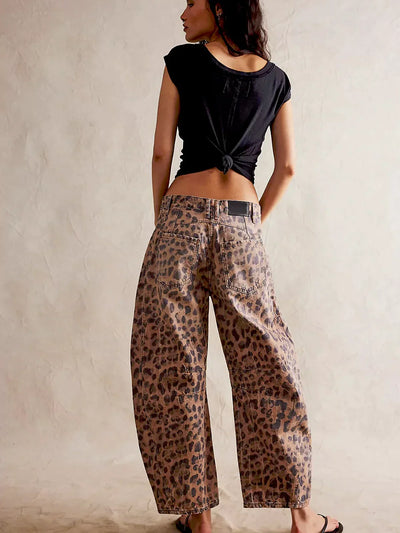 Terry™ - Print Baggy Jeans