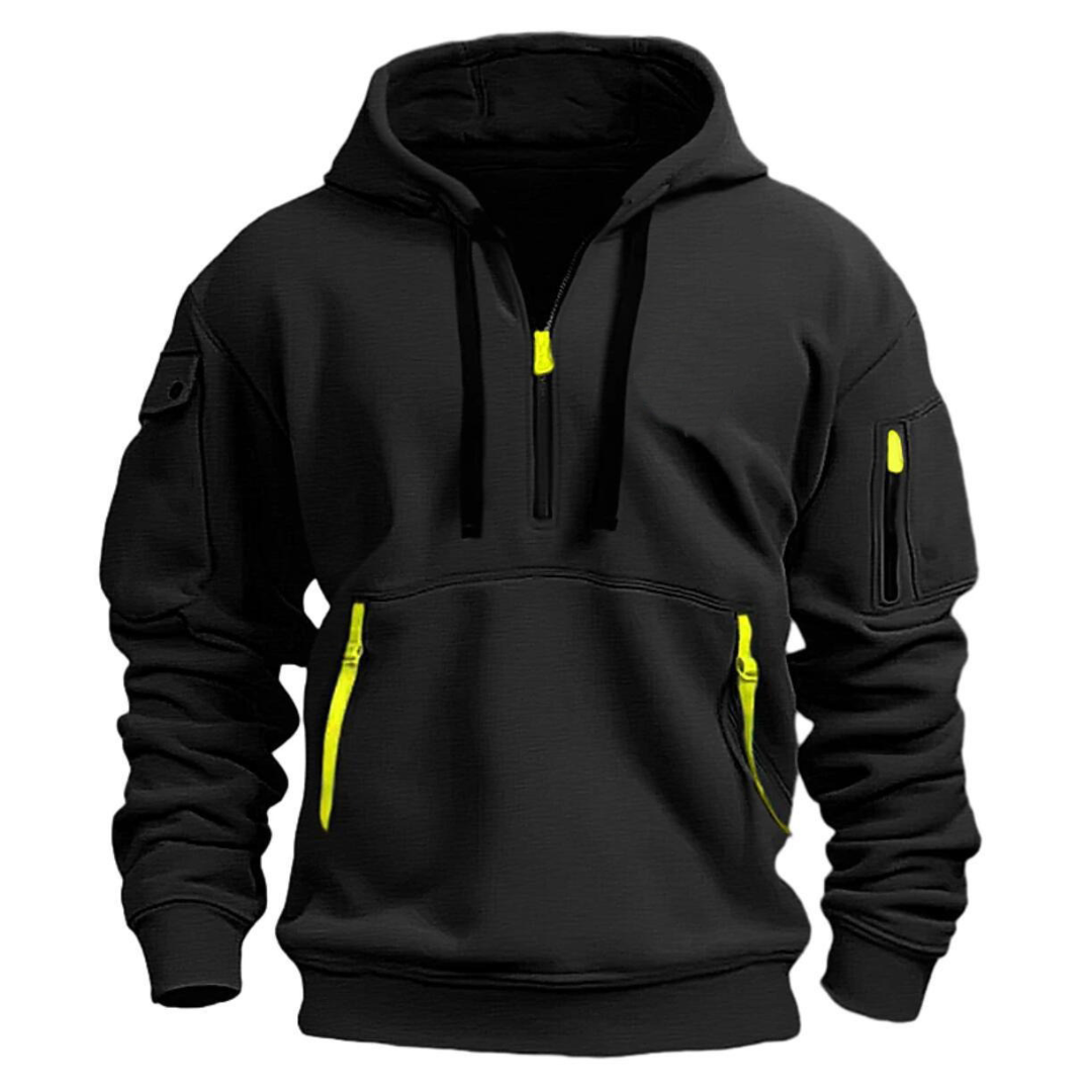 Nolan™ - Long Sleeve Multi Pocket Hoodie
