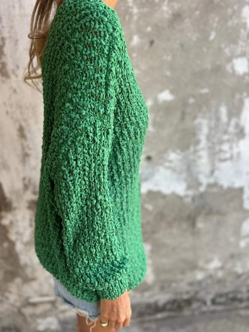 Avril™ - Cozy Textured Knit Sweater