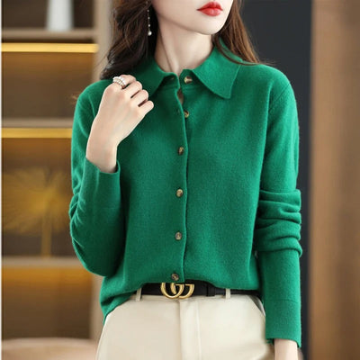 Ofella™ - Cashmere Button-Up Cardigan