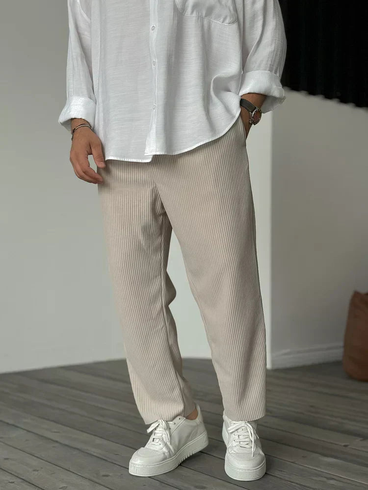 Axel™ - Relaxed Ribbed Trousers
