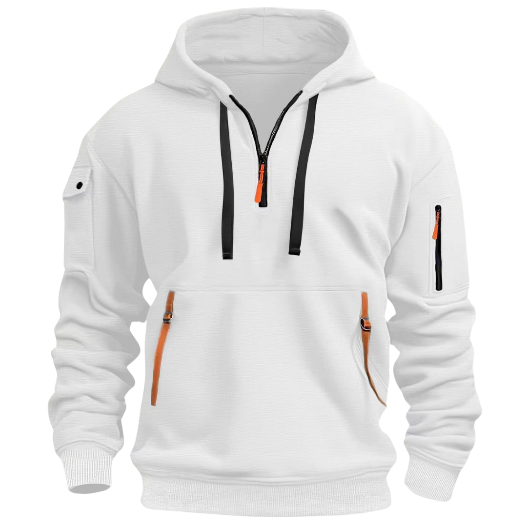 Nolan™ - Long Sleeve Multi Pocket Hoodie