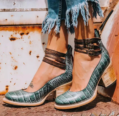Everly™ - Strapped Block Heel Shoes