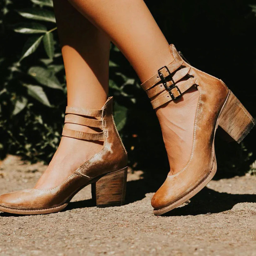 Everly™ - Strapped Block Heel Shoes
