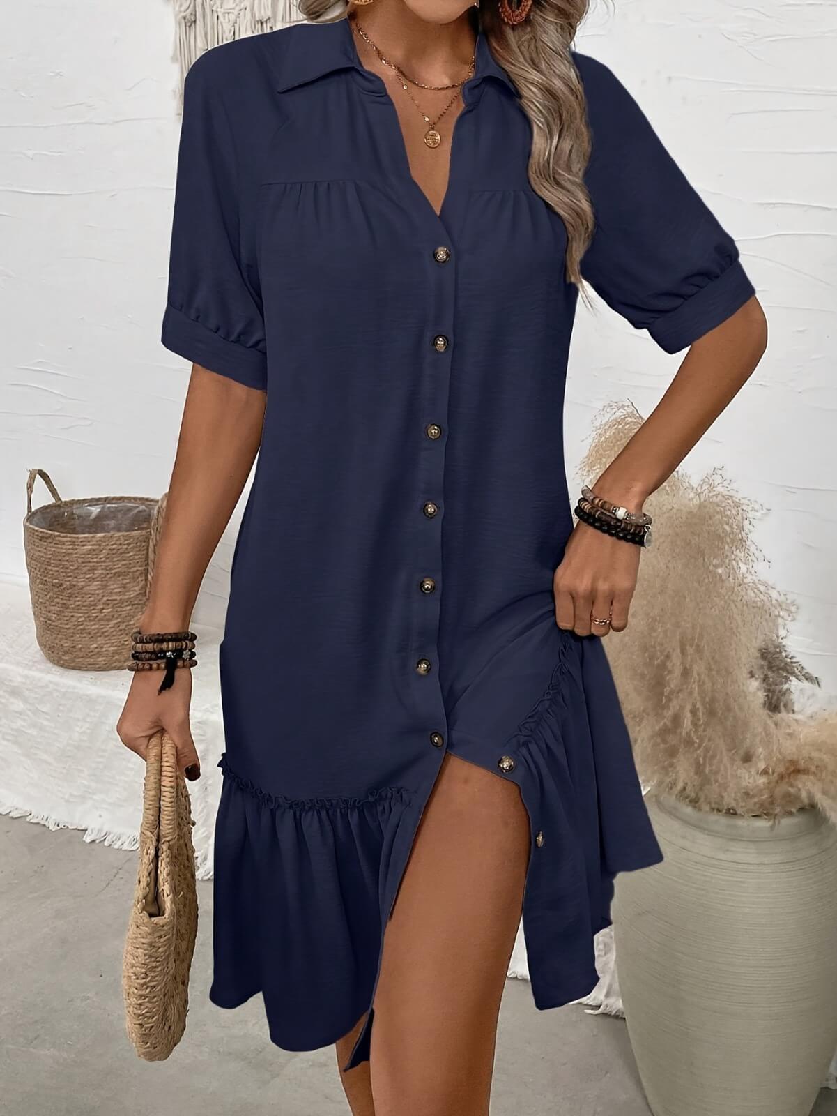 Soleil™ - Button-Down Dress