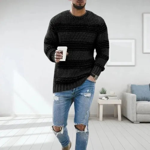 Willy™ - Striped Chunky Knit Sweater