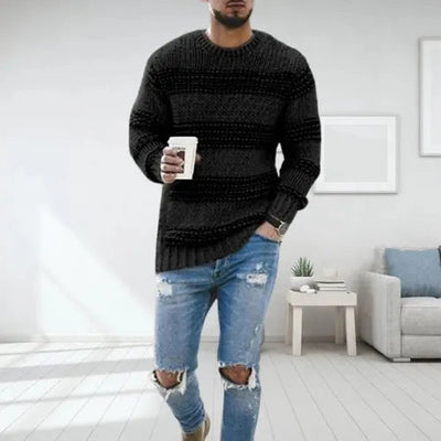 Willy™ - Striped Chunky Knit Sweater
