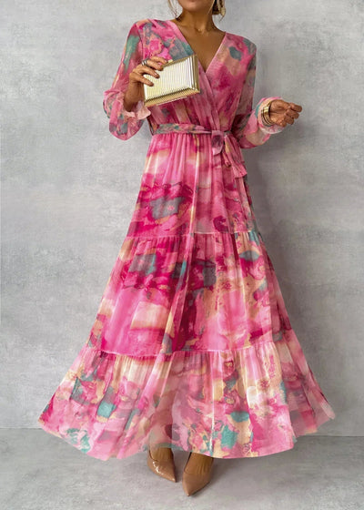 Gelli™ - floral pattern wrap dress