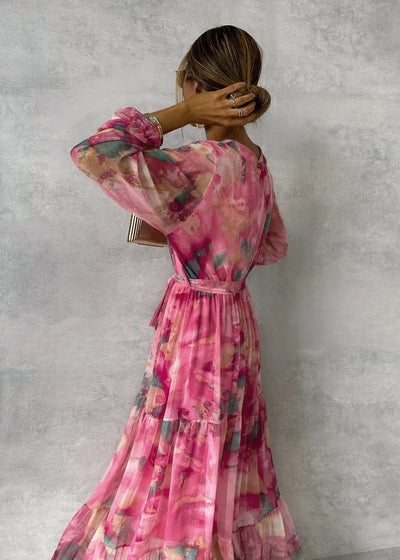 Gelli™ - floral pattern wrap dress