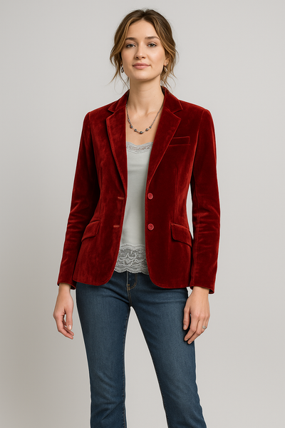 Karylle™ - Velvet Slim-Fit Blazer