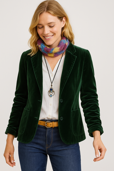Karylle™ - Velvet Slim-Fit Blazer