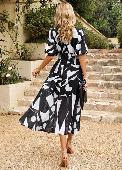 Vienne™ - Elegant Floral Dress