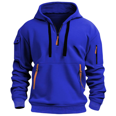 Nolan™ - Long Sleeve Multi Pocket Hoodie