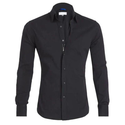 Ezekiel™ - Crease-resistant Zip-up Shirt