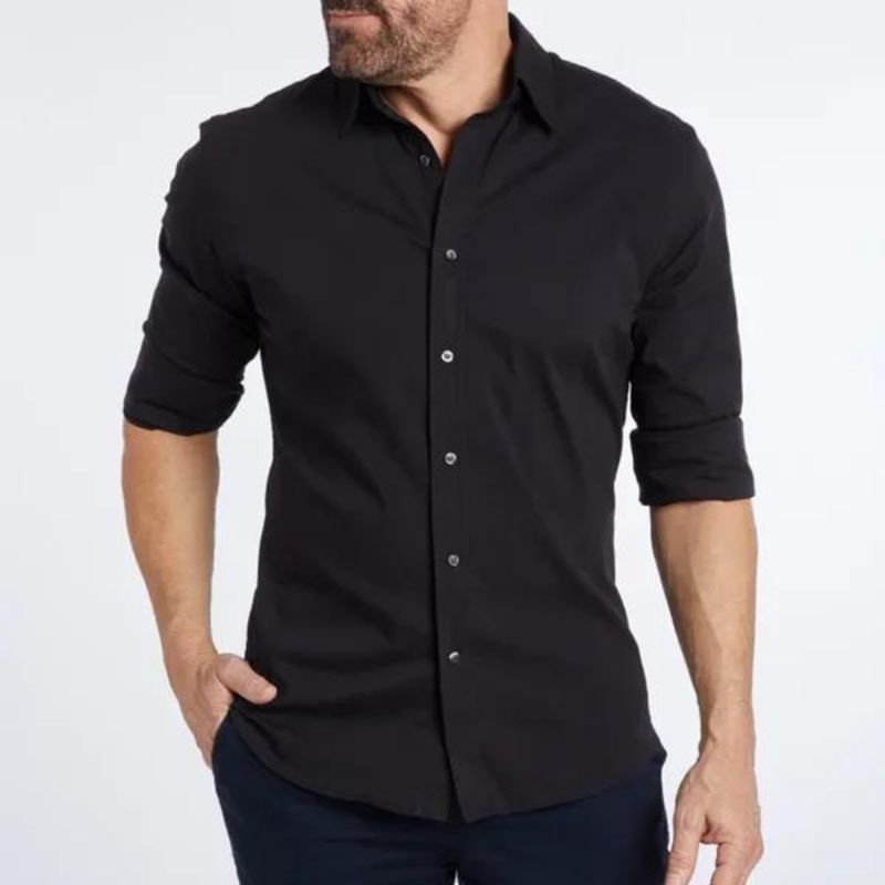 Ezekiel™ - Crease-resistant Zip-up Shirt