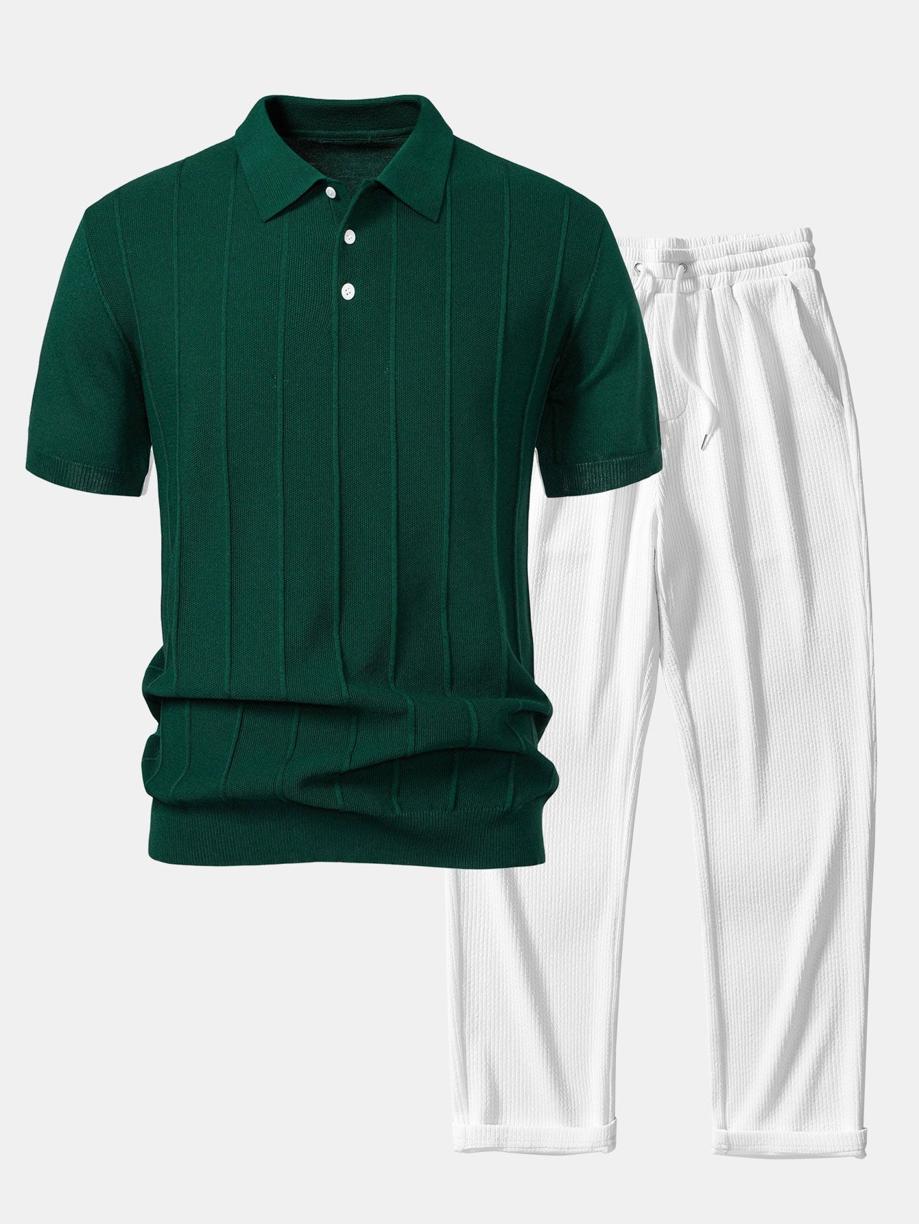 Ashton™ - Knit Polo Shirt and Corduroy Pants
