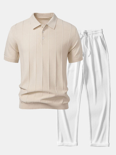 Ashton™ - Knit Polo Shirt and Corduroy Pants