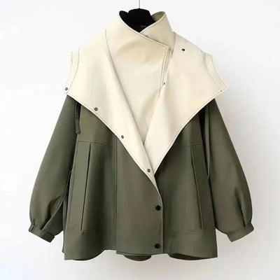 Xenia™ - Trendy Hooded Windbreaker Coat