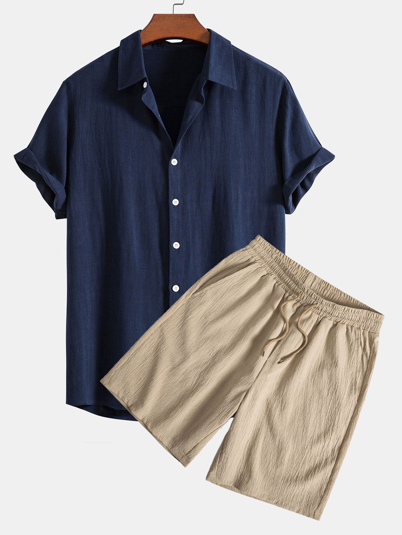 Dashiell™ - Button-Up Shirt and Shorts Set