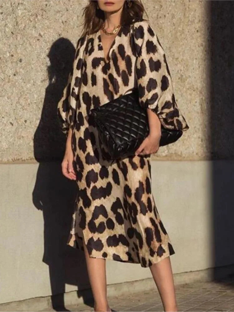Ailani™ - Leopard Print Dress