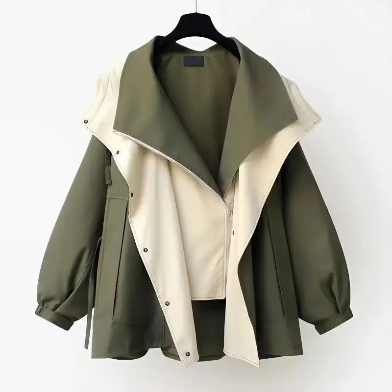 Xenia™ - Trendy Hooded Windbreaker Coat
