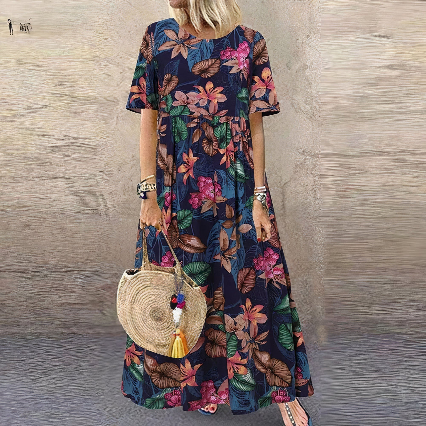 Monique™ - Comfortable floral dress