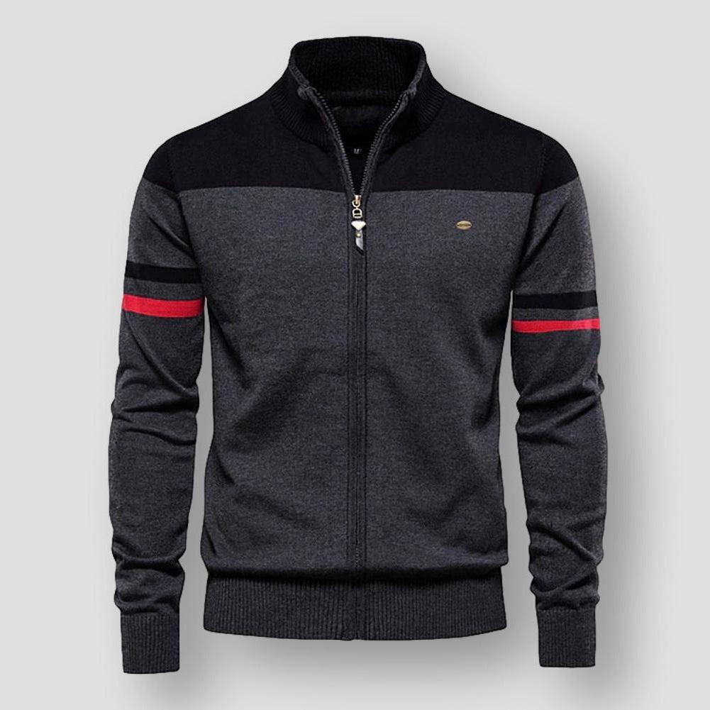 Aster™ - Striped Bomber Jacket