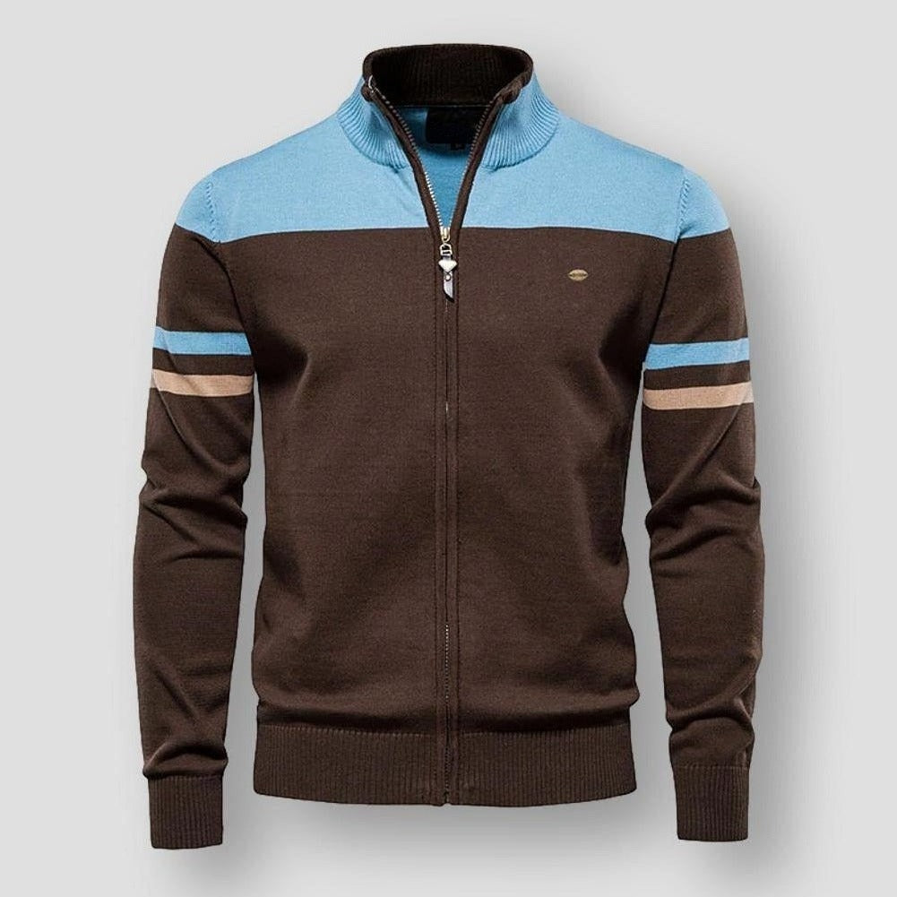 Aster™ - Striped Bomber Jacket