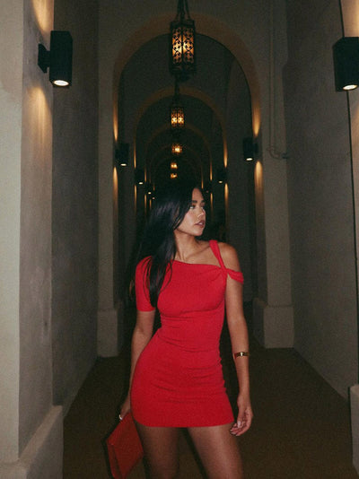 Zyrene™ - Twisted Mini Dress