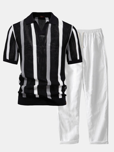 Jett™ - Knit Polo and Straight Leg Pants