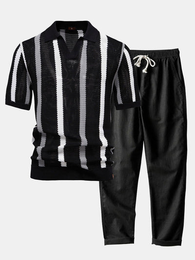 Jett™ - Knit Polo and Straight Leg Pants