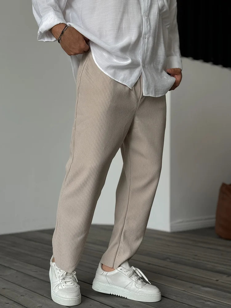 Axel™ - Relaxed Ribbed Trousers