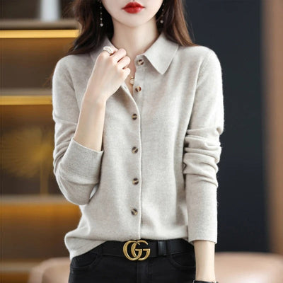 Ofella™ - Cashmere Button-Up Cardigan